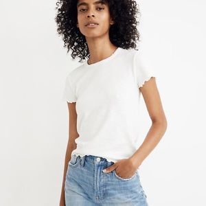 madewell white baby shirt